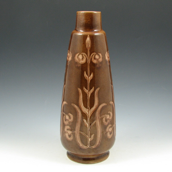 Appraisal: Excellent and scarce Vance Avon Faience Company Art Nouveau vase