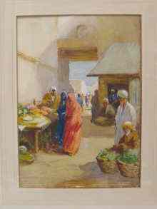 Appraisal: Frank Dean born A late th early th century watercolour