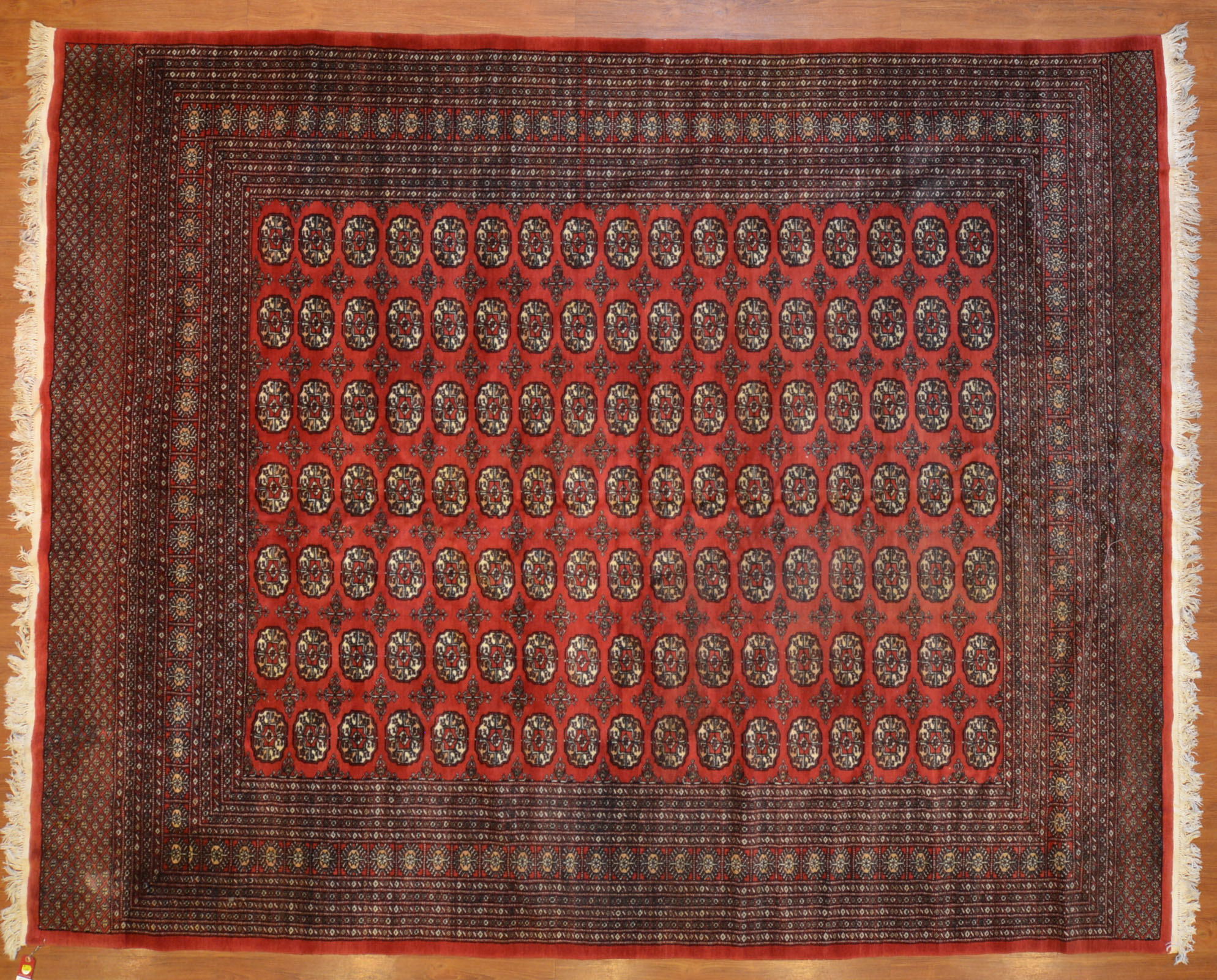 Appraisal: BOKHARA RUG PAKISTAN X Fourth quarter- th century hand-knotted wool