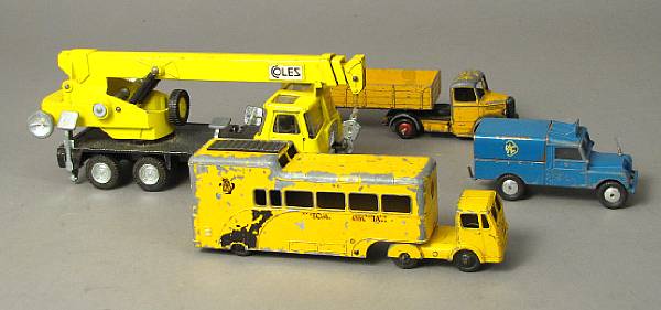 Appraisal: British Scaled toy trucks An assortment of various rd scaled