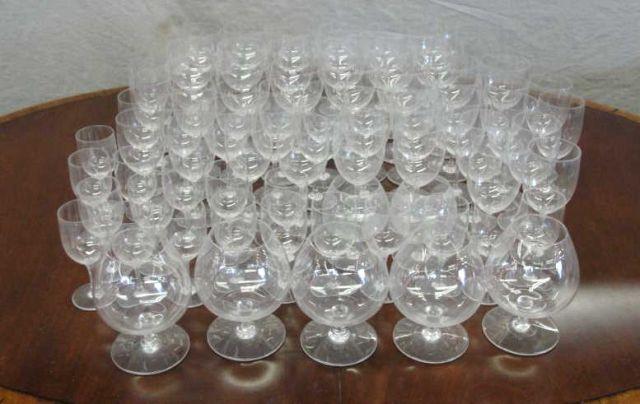 Appraisal: Lot of Baccarat Crystal Stemware Approx pieces Some chips From