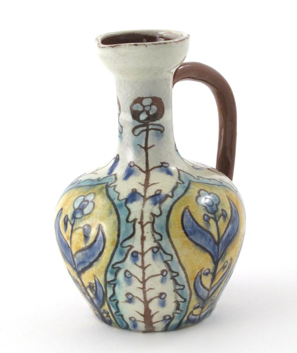 Appraisal: A Granville Pottery jug by Carlo Manzoni