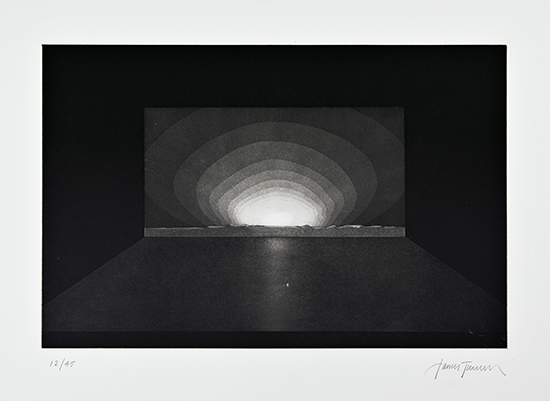 Appraisal: JAMES TURRELL Two aquatints Both on white wove paper Both