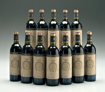 Appraisal: bottles red Bordeaux wine Chateau Gruaud Larose St Julien Grand