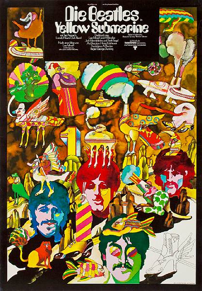 Appraisal: Yellow Submarine Die Beatles in Yellow Submarine United Artists German