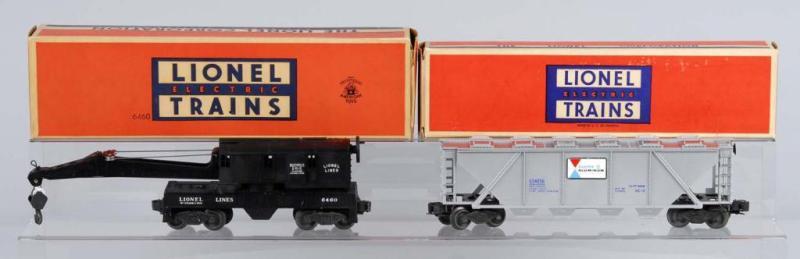 Appraisal: Lot of Lionel O-Gauge Freight Cars Description American Post-war Includes