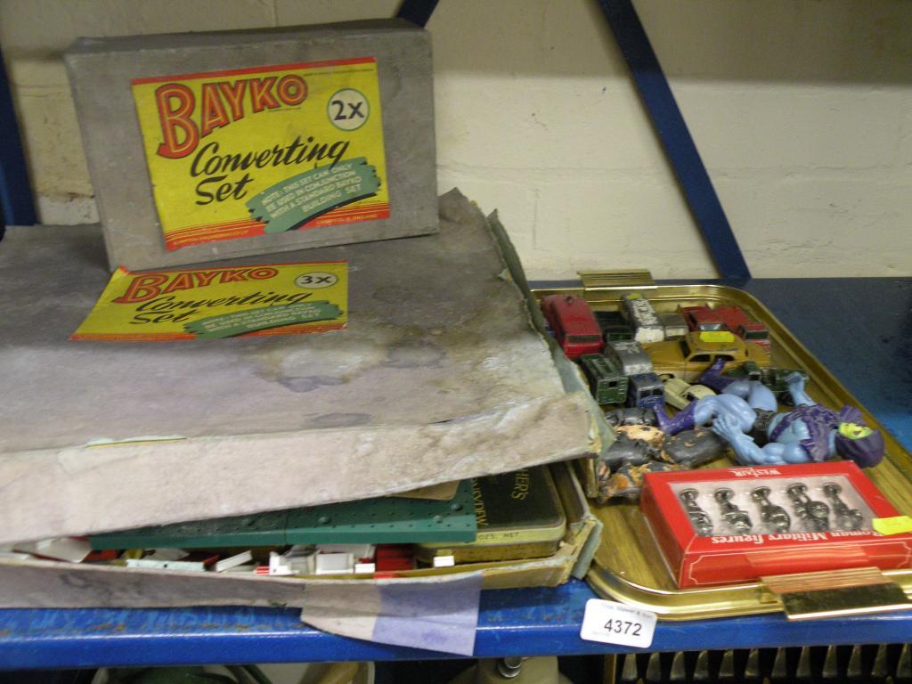 Appraisal: A Bayko converting building set and another and various Diecast