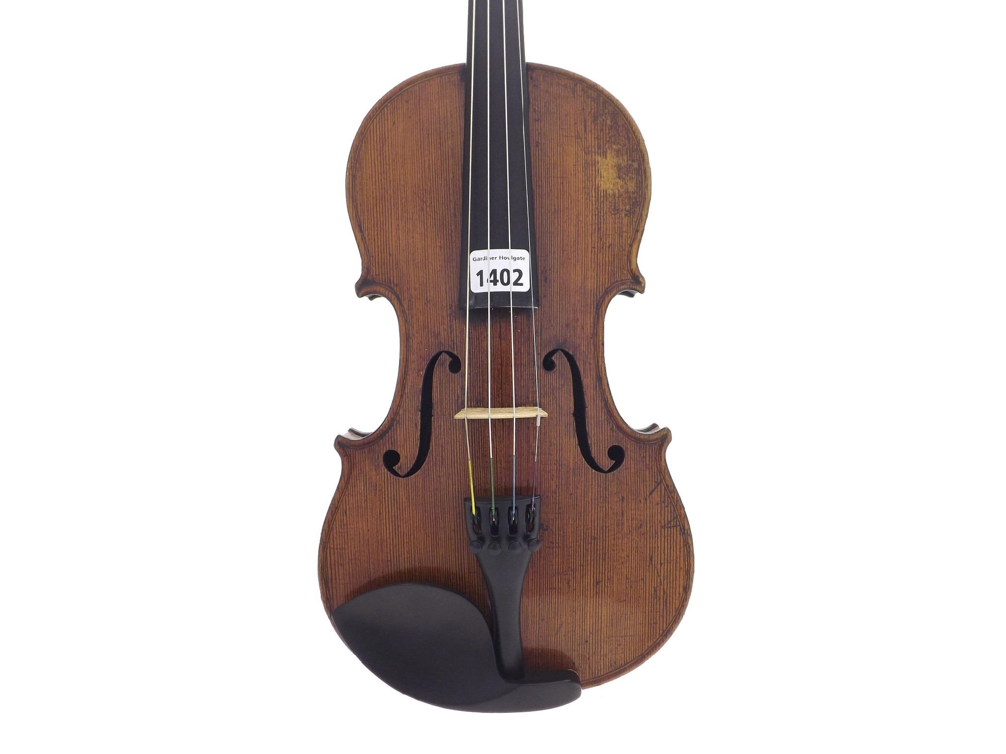 Appraisal: Violin by and labelled Carlo Storioni Cremonensis Faciebat the two