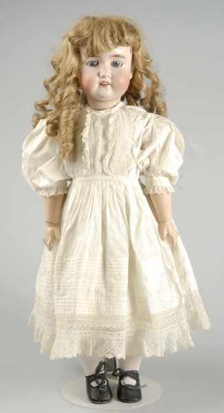 Appraisal: Pretty Gebr Kuhnlenz German Bisque Child Doll Description Bisque socket