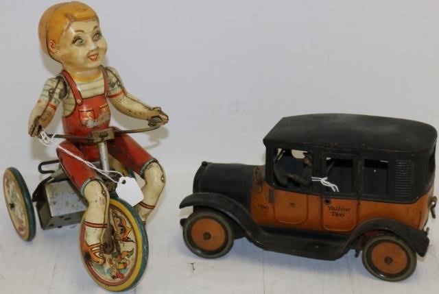 Appraisal: TOYS TO INCLUDE EARLY TH C GERMAN LITHO HIGH LONG