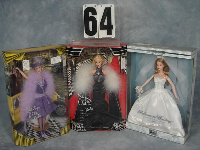 Appraisal: Lot of Barbie Dolls Millennium Wedding Dance Til Dawn and