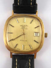 Appraisal: A carat gold gent's Rotary date wrist watch automatic movement