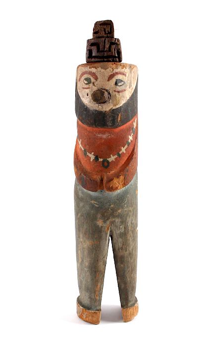 Appraisal: RARE Hopi Missionary Polychrome Kachina This is an exceedingly rare