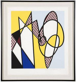 Appraisal: Roy Lichtenstein ''Best Buddies'' dated signed and numbered in the