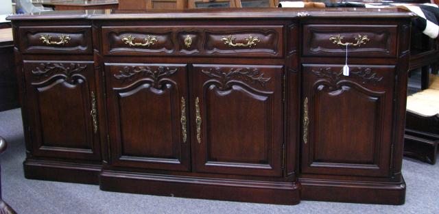 Appraisal: A Country French Style Hickory White Co Buffet Cherry finish