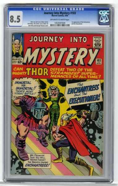 Appraisal: Journey into Myster CGC Marvel Comics Stan Lee and Larry