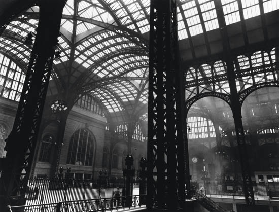 Appraisal: ABBOTT BERENICE - Pennsylvania Station Silver print x inches x