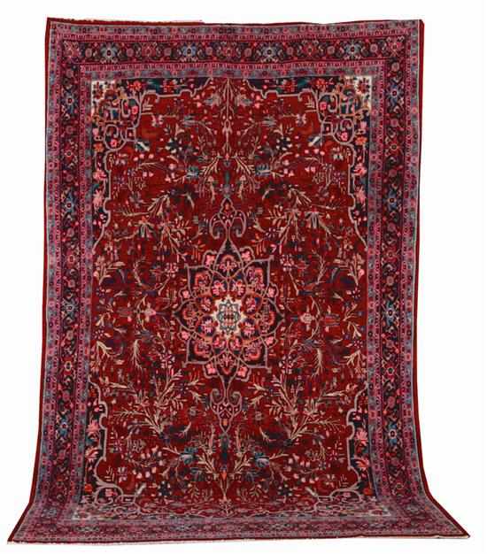 Appraisal: Persian Bidjar carpet ' '' x ' '' Minor pile