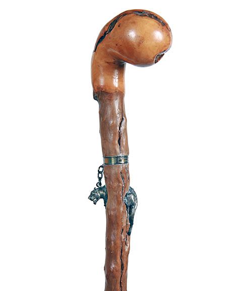 Appraisal: Tiffany Folk Art Cane Exclusive on Bidsquare Ca - This