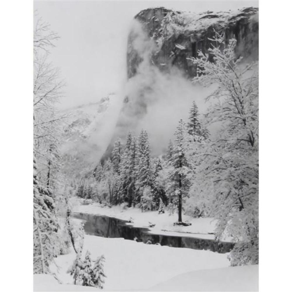 Appraisal: ANSEL ADAMS AMERICAN - EL CAPITAN WINTER YOSEMITE NATIONAL PARK