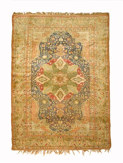 Appraisal: Kayseri silk rug central anatolia ft in x ft in