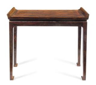 Appraisal: A Chinese Hardwood Altar Table Height x width x depth