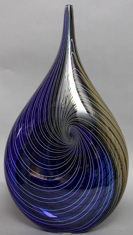 Appraisal: Lino Tagliapietra Lino Tagliapietra Italian b - Riverstone Blown glass