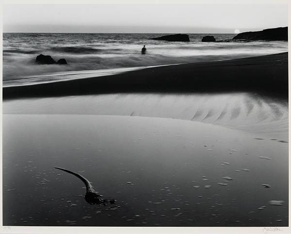 Appraisal: John Sexton Sunset Panther Beach Near Santa Cruz California Gelatin