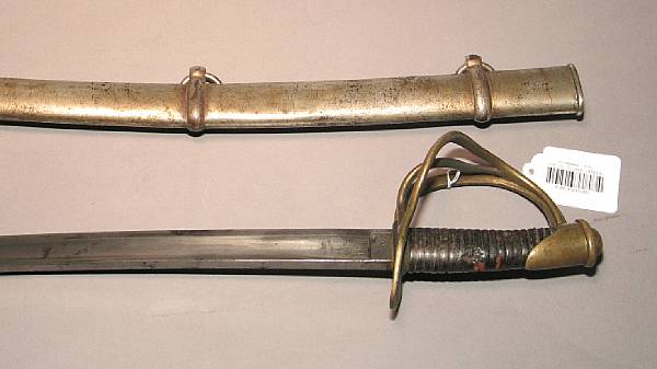 Appraisal: A U S Model cavalry saber by N P Ames