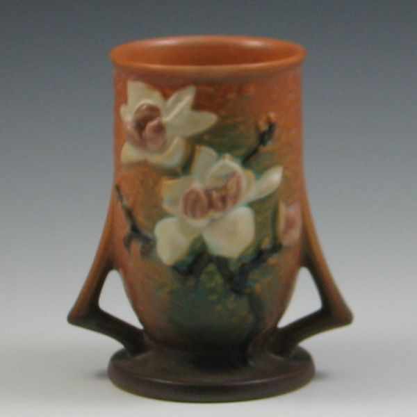 Appraisal: Roseville Magnolia Vase marked Roseville USA - '' excellent condition