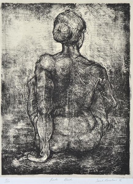 Appraisal: SARAH MENELAUS born Nude Back lithograph ed x cm