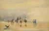 Appraisal: W C - 'Crossing the Margate Sands England' by Henry