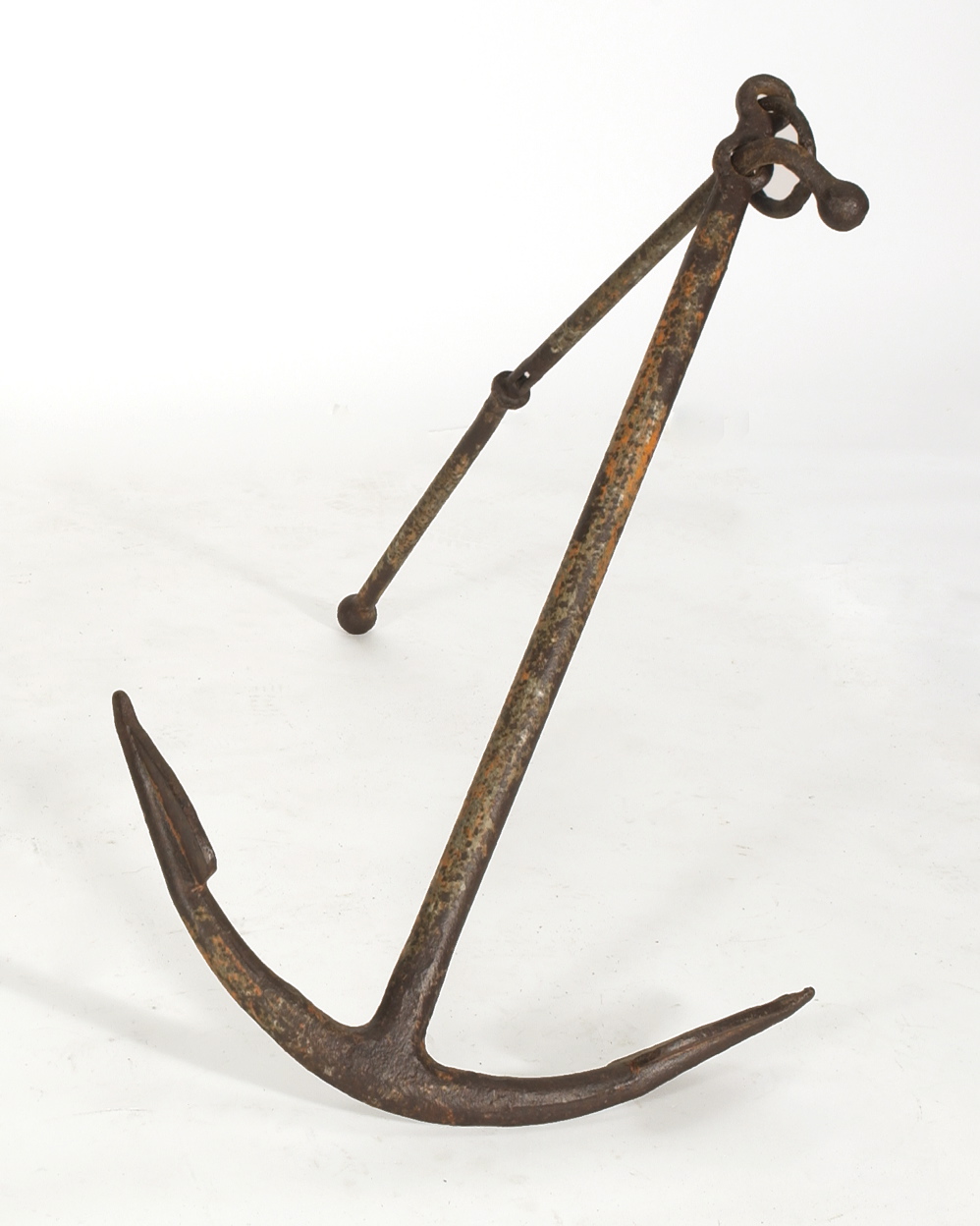 Appraisal: CAST IRON DOUBLE-FLUKE ANCHOR th CenturyLength