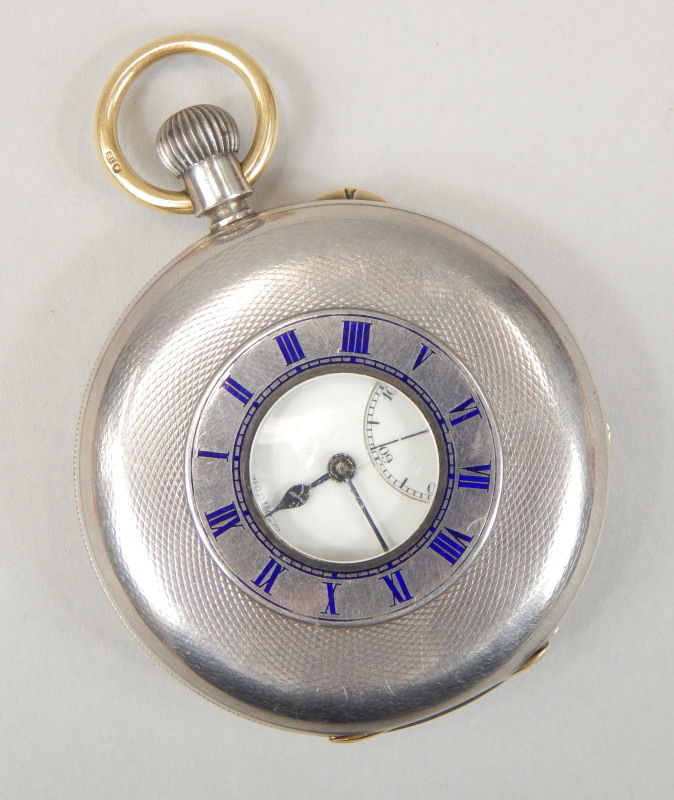 Appraisal: A George V J W Benson silver top wind half