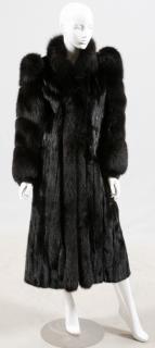 Appraisal: RANCH MINK AND BLACK FOX COAT RETAILED BY JACOBSEN'S L