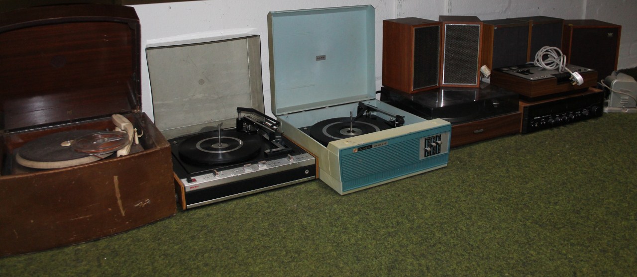 Appraisal: Various electrical equipment etc Pioneer turntable record player cm high