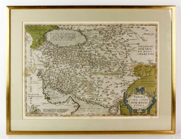 Appraisal: - Map of the Tartar Region of Russia Persici Siue