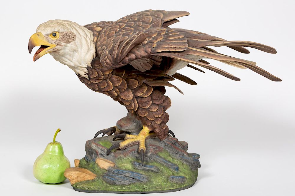 Appraisal: Boehm Porcelain Eagle of Freedom II Figurine Boehm American founded