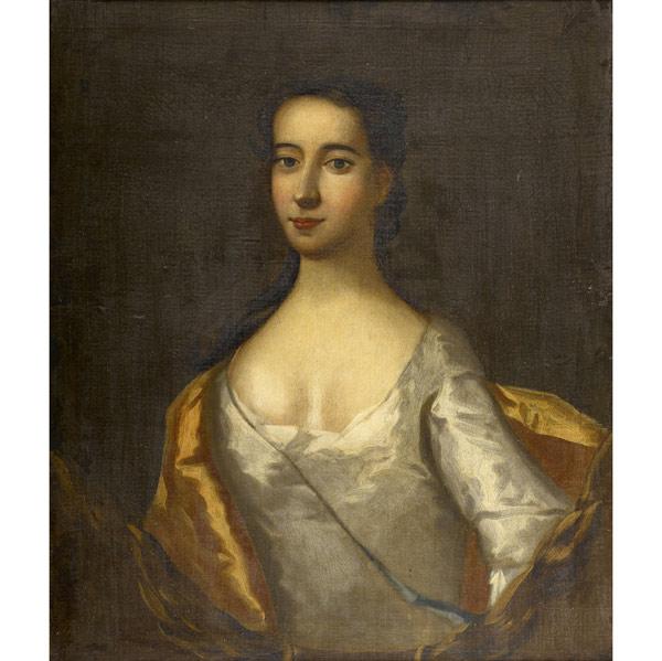 Appraisal: TH C PORTRAIT Untitled Portrait of a Lady oil on