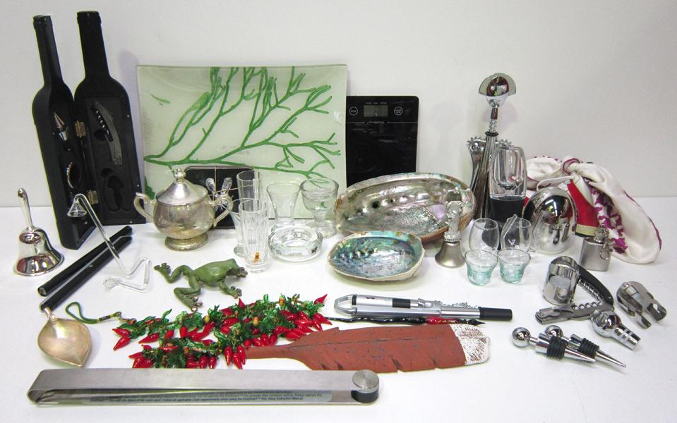 Appraisal: A SELECTION OF BAR ITEMS AND OTHER ORNAMENTS A SELECTION