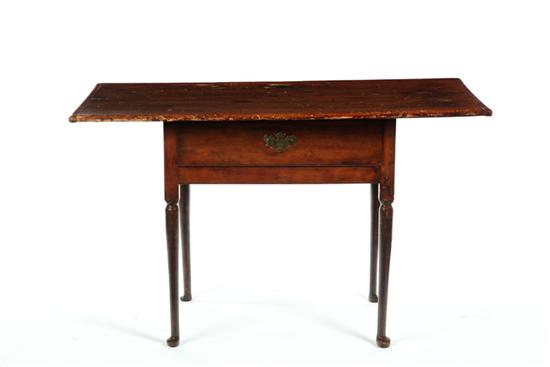 Appraisal: QUEEN ANNE WORK TABLE Late th century cherry and pine