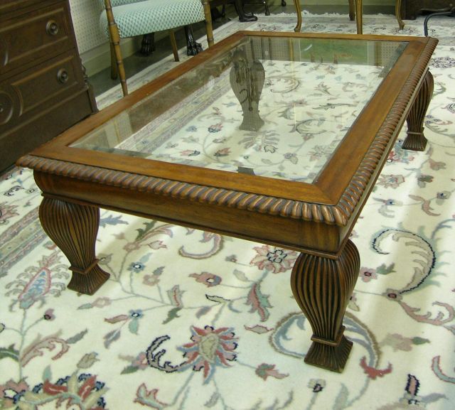 Appraisal: Neo-Classical Style Cocktail and End Table with Pantaloon Legs and