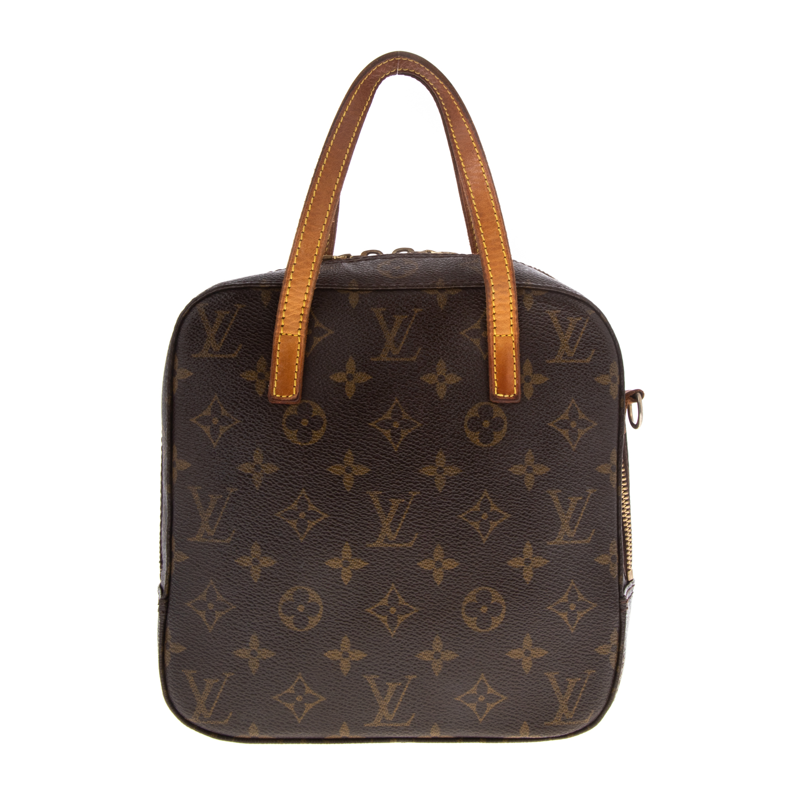 Appraisal: A LOUIS VUITTON MONOGRAM SPONTINI A brown and tan Monogram