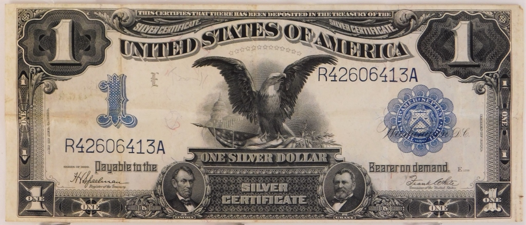 Appraisal: UNITED STATES SERIES OF SILVER CERTIFICATE United States Large series