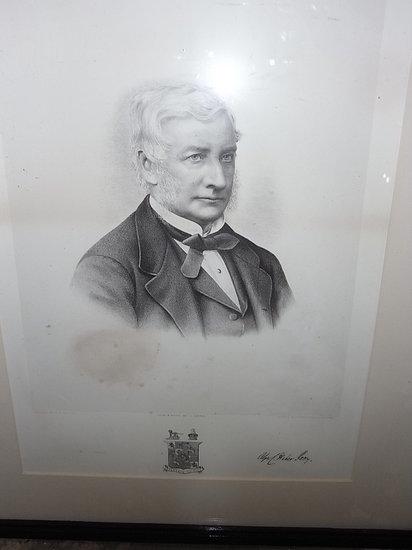 Appraisal: A PRINT OF VISCOUNT CANTERBURY in original oak frame a