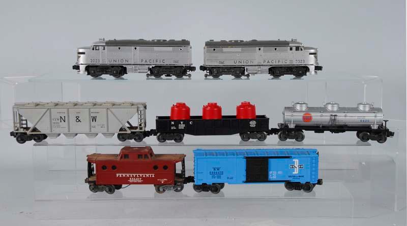 Appraisal: -Piece Lionel O- Gauge Union Pacific Frei Description Includes Union