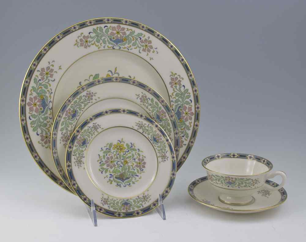 Appraisal: LENNOX FINE CHINA IN THE MYSTIC PATTERN pc partial service