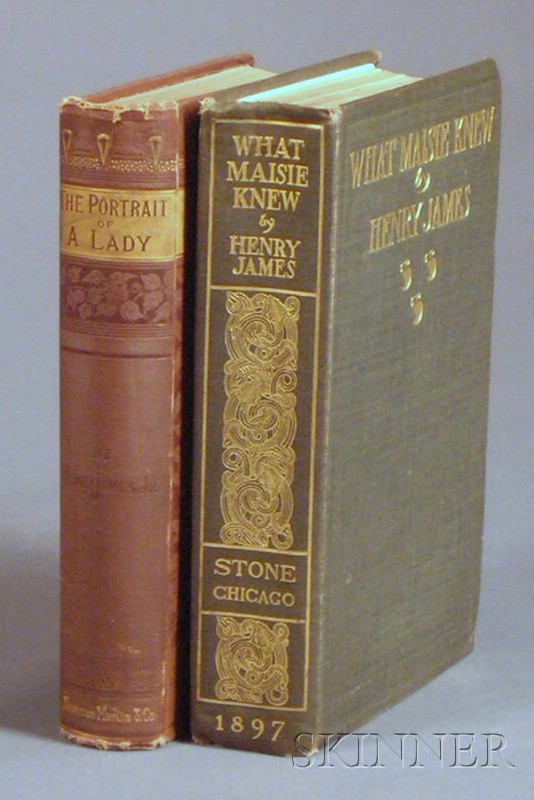 Appraisal: James Henry - Two first edition titles The Portrait of