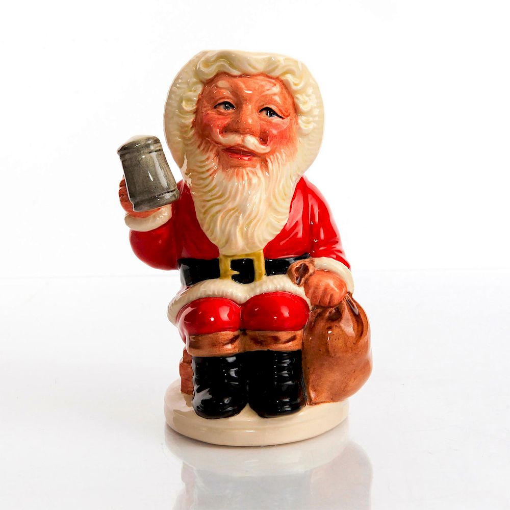 Appraisal: ROYAL DOULTON SMALL TOBY JUG FATHER CHRISTMAS D Handpainted limited