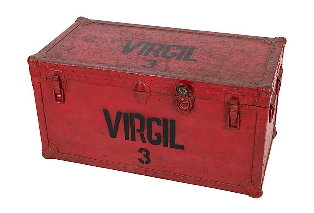 Appraisal: Touring Trunk with Miscellaneous Props and Apparatus Virgil Virgil Harris